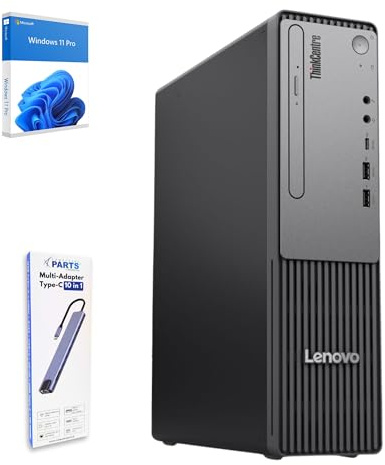 Computer PC ThinkCentre Neo 30s Gen5 sff 2025| i5-13420h fino a A4.60GHz | 16GB DDR5 | 512GB SDD Nvme | Hub 10 in 1 | Office e Business Windows 11 Pro Garanzia 36 mesi (i5 132420h-16GBddr5-512GBnvme)