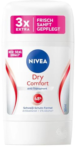 5er Pack - NIVEA Women Deodorant Stick/Anti-Transpirant - Dry Comfort - 50ml