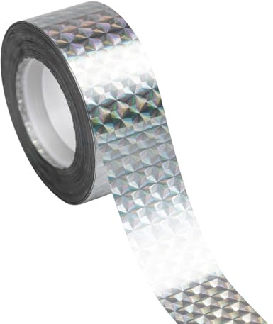 Zoonvii Nastro Repellente Antiuccelli 100mx2.4cm,Uccello Nastro Repellente
