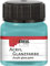 KREUL 79227 - Acryl Glanzfarbe, 20 ml Glas in türkis, glänzend-glatte Acrylfarbe zum Anmalen und Basteln, auf Wasserbasis, speichelecht, schnelltrocknend und deckend