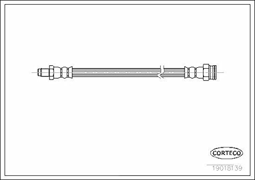 Corteco 19018139 Bremsschlauch
