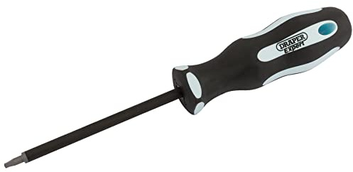 Draper 75365 Soft Grip Square Recess Security Screwdriver, S1 x 100 mm Length