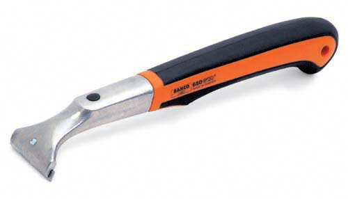 Bahco Tools 650 Ergo - Coltello per stucco o raschietto, lama in carburo, larghezza 5 cm