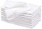 Ramanta Home Stoffservietten, 12 Stück, Baumwoll-Leinenstoff mit Spitze, 50,8 x 50,8 cm, waschbar, Herbstfarben, Tischwäsche, Serviette für Weihnachten, Thanksgiving, Hochzeit, Cocktails oder den
