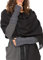 likemary Winterhandschuhe Damen – Fingerlose Merinowolle Handschuhe – Warme Pulswärmer – Hypoallergen & Handgemacht – Ethische Zopfmuster Dunkelgrau