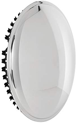Hansen Styling Parts Universell passendes Radzierblendenset (2 Stück) 13 Zoll - Moon Caps für PKW, Oldtimer, Youngtimer (aus hochglanzpoliertem Edelstahl)