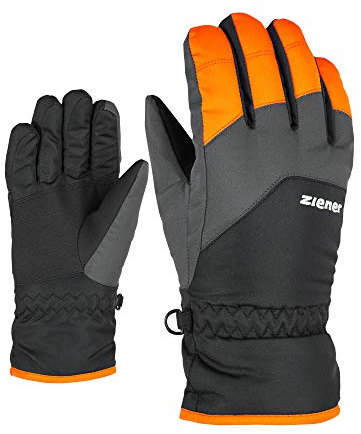 Ziener Kinder Lando Glove junior Ski-Handschuhe/Wintersport, new orange, 4