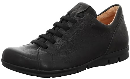 Think! Damen DUENE chromfrei gegerbte nachhaltige Wechselfußbett Sneaker, Salbei, 1 EU