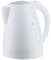 KHG Wasserkocher WK-174W Edelstahl/Kunststoff weiß 1,7 Liter, auswaschbarer Kalkfilter, Wasserstandsanzeige, Trockengehschutz & Abschaltautomatik, verdecktes Heizelement, BPA-frei, 2200 Watt