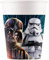 Procos - Paper Cups FSC Star Wars Galaxy (200 ml), 8 Pieces, Multicolor, 93880