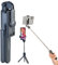 PEARL Handy Stativ: 2in1-Smartphone-Stativ & Selfie-Stick bis 68 cm, inkl. Fernauslöser (Dreibein Stativ, Handy Selfiestick, Sticks Stative)