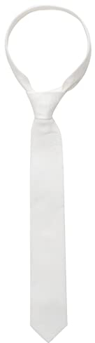 ETERNA Herren hochwertige Seidenkrawatte off-white 160_H