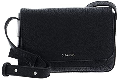 Calvin Klein Damen Umhängetasche Ck Must Plus Crossbody Klein, Schwarz (Ck Black), Einheitsgröße