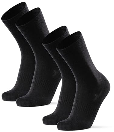 DANISH ENDURANCE Calcetines Senderismo Finos, Merino, 2 y 4 Pack