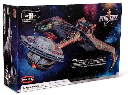 Polar Round2 592997-1/350 Star Trek 6: The Undiscovered Country Klingon Kronos One - Maßstab 1:350