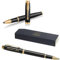 PARKER IM Core Tintenroller mit Gravur | Premium Stift | Geschenkbox | schwarze Mine | personalisiertes Geschenk | Namen | Geburtstag (Black Lacquer G.C.)