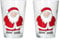 Ritzenhoff & Breker Santa Winter 2er Set Glühweingläser I 240ml, H 11cm I Tee-Glas mit Weihnachtsmann-Dekor in Rot & Weiß I Weihnachtsglas für Kaffee, Eierlikör & Co an Nikolaus & zum Advent