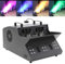 FENGKAIS Nebelrauchmaschine, 3000 W Nebelblasenmaschine mit 18 Stück 3-in-1-LED-Lichtern, DMX-Bühnenbeleuchtung, Nebeleffekt, großes Blasenrad, Fernmanipulation, für Geburtstags-, Hochzeitsfeier