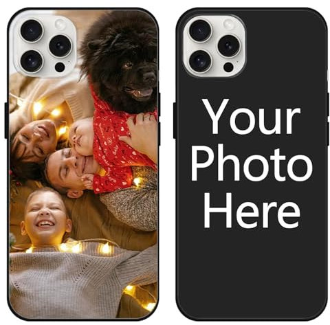 Guerity Customized Gift Custom Phone Case - for iPhone 11/12/13/14/15/mini/Pro/Max/6/7/8/Plus - Customized Cell Phone Cases & Covers, Gifts for Boyfriend, Girlfriend, Dad, Mum (Christmas Day)