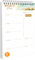 Wochenplaner Block, To-Do-Listen-Notizblock mit 52 undatierten Blättern, 17.6 x 25 cm, Wochenplaner für Frauen und Männer, Arbeit, Studium und Alltag, B5-KA