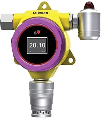 Monitor gas, rilevatore perdite gas, Metano CH4 Rilevatore di gas singolo fisso, W lcd Schermo. Allarme/monitor di gas infiammabile, risposta rapida per casa, camper, fognatura