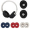 Un par de fundas a prueba de polvo adecuadas para auriculares Beats Studio Pro, funda protectora de silicona a prueba de polvo (negro)