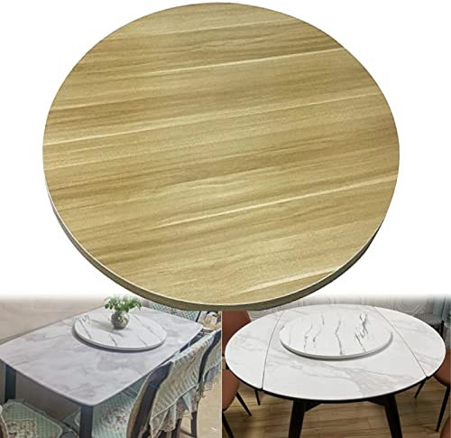 Grand plateau tournant en bois rotatif à 360° pour table de salle à manger, assiette de service robuste en 6 couleurs, idéal pour la cuisine, la salle à manger, les plats en noyer, 60 cm