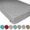 ZQXFZ Luxuriöser Leinenstoff Sitzkissen Bankauflage Nach Maß 65x180x8cm 50D weißer Schaumstoff，Mittlere Härte，leicht zu reinigen,Ganzjährig，Drinnen und draußen， Auflagen FüR GartenmöBel -Hellgrau.
