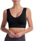 Angxiwan Prime Deals of The Day Prime Sale Sports Bras Women Full Coverage Activewear Bra Super Comfort Push up Bralette Breathable Wide Strap Crop Tops Vest Seamless Today Deals of The Day Clearance
