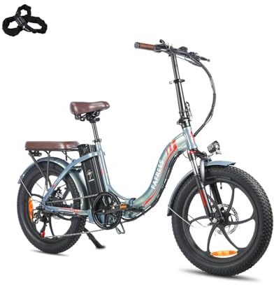 Fafrees F20 PRO E-Bike Klapprad Elektrofahrrad 20 Zoll Fatbike, 250W Motor 36V 20AH Akku, 20 * 3,0 Zoll Mountainbike Elektrofahrrad 40 Nm