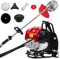 Decespugliatore a zaino multifunzione 6 in 1 4 tempi 35 (140FA) Tagliaerba a benzina con motore(35 SET)