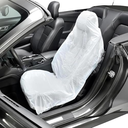 VEPATIM 100x Sitzschoner Einweg-Sitzbezug PKW weiß 1350 x 820 mm 10my auf Rolle