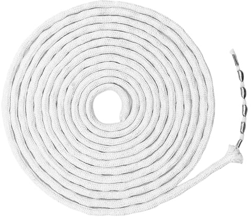 Ziyonix 10M Filo di Piombo per Tende, 300g Piombini per Tende Varie Grammature Corda per Piombata Corda Piombata per Tende per Evitare di Soffiare