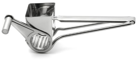 Weis Käsereibe Klein Edelstahl Silber, Maße: 20cm x 5cm x 8cm, 15069