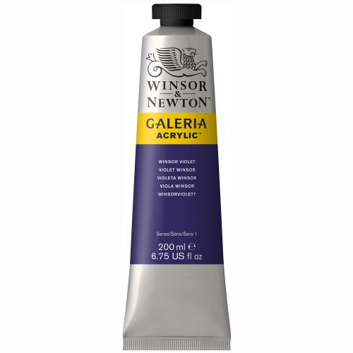 Winsor & Newton Galeria Acrylic Color, 200ml Tube, Winsor Violet