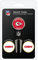 Team Golf NFL Kansas City Chiefs Pitchgabel-Set mit 3 Golfballmarkern, Pitchgabel mit 3 Golfball-Markern, Markierungen sind abnehmbar, magnetisch, doppelseitig, emailliert