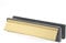 Yale YLP44-06/34-CP Letterplate/Letterbox, 300 mm, Fits 38-78 mm Doors, Gold Finish