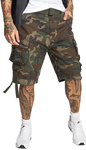 Brandit Savage Vintage Shorts, Farbe: Woodland, Größe: M