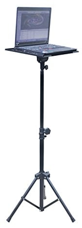 Soundlab Adjustable Tripod Laptop Stand Black