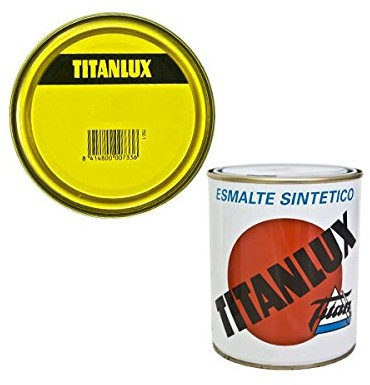 Titanlux - Esmalte sintético, Amarillo real, 375 ML (ref. 001052938)