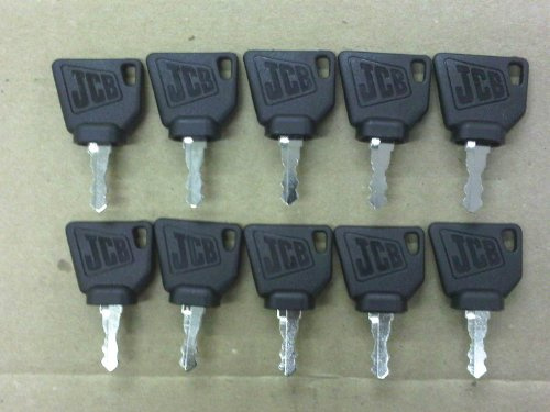 JCB Piezas 3CX - Llaves de encendido JCB (10 piezas)
