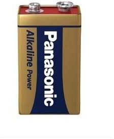 Panasonic Batterie Alkaline Power -9V E-Block 1St. 6LR61APB, 6LR61APB_1BP (E-Block 1St. 6LR61APB, Single-Use Battery, 6LR61, Alkaline, 9 V, 1 pc(s), Black, Gold)