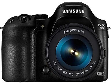 Samsung NX30 kompakte Systemkamera (20,3 Megapixel, 7,6 cm (3 Zoll) Display, Full HD Video, Wi-Fi, inkl. 18-55 mm OIS i-Function Objektiv) schwarz