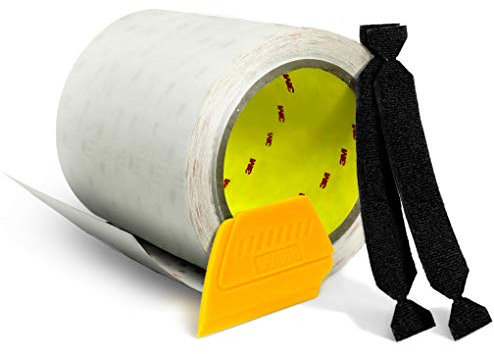 3M Clear Paint Protection Vinyl Film 6 Inch Wide Choose Your Size Including Tools (6 Inch x 48 Inch)