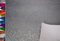 StoffBook MOOSGUMMI Glitzer METERWARE 2MM BASTELMATERIAL Stoff Stoffe, D000 (Silber)