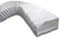 K-TECH-PRO Flexibler PVC Schlauch Flexschlauch Lüftungsschlauch flach für Flachkanalsystem Serie K-6601 System 100 (110x55), Länge 3 m