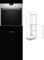 Premium-Ambiente CAF066 Hochschrank 1-türig für Herd/Micro 154cm hoch 60cm breit Softclosing EURODEKOR®(Std-Griff-Anschlag rechts, 66 Schwarz)