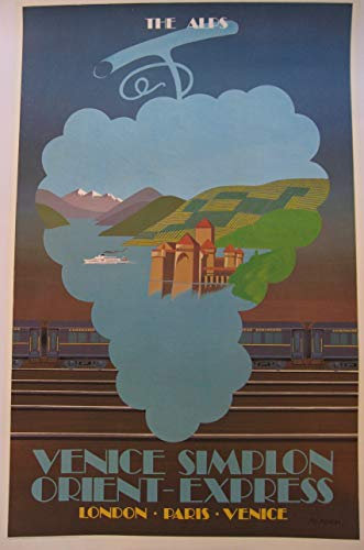 Venice Simplon Orient Express, Poster, Format 50 x 70 cm, 300 % Verkauf, digitale Datei HD möglich