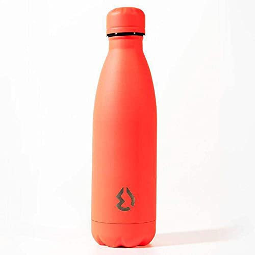 Botella Water Revolution Termo INOX. Premium 500ml antigoteo, Alta Resistencia, BPA Free (Coral) (FC-CR0137)