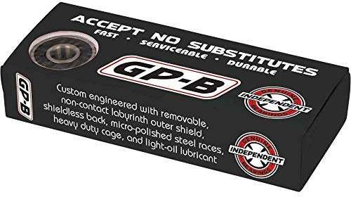 Independent Trucks Indy Skateboard-Kugellager, Originalteil, GP-B, schwarz, 8 mm